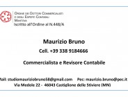 Dott.Maurizio Bruno Commercialista e Revisore Contabile